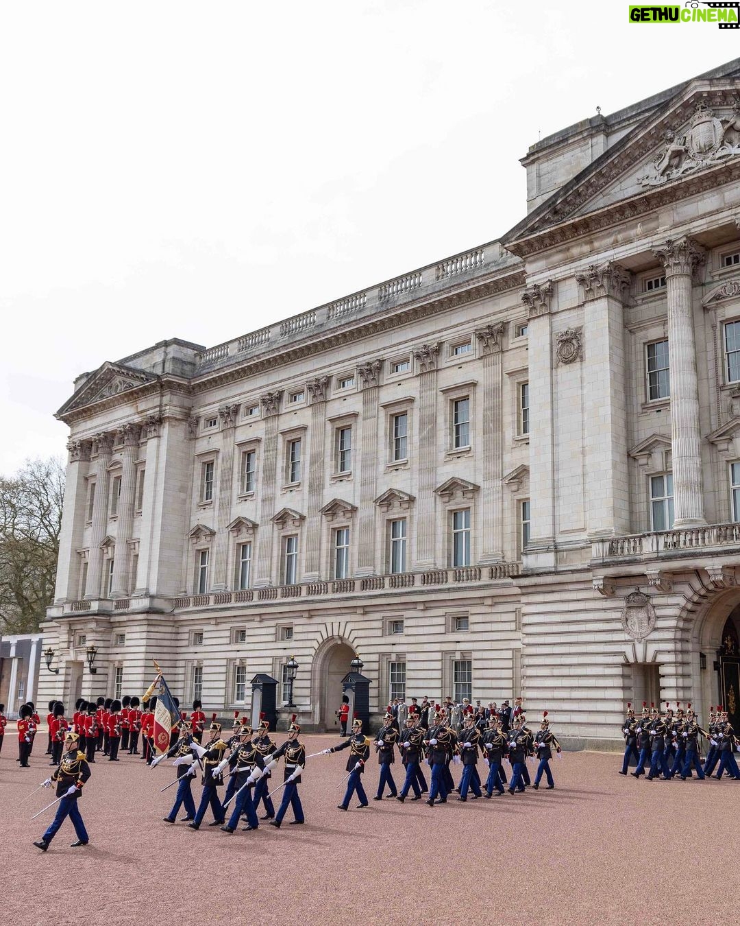 King Charles III of the United Kingdom Instagram - 120 years of the Entente Cordiale π¬π§π«π· French and British troops have participated in the Changing of the Guard ceremonies outside Buckingham Palace and the @Elysee, in celebration of the 120th anniversary of the signing of the Entente Cordiale. ποΈ In London, the ceremony was watched by The Duke and Duchess of Edinburgh and in Paris, President Macron observed the parade. Todayβs event marks the first time a country from outside the Commonwealth has taken part in the Changing of the Guard ceremony outside Buckingham Palace.
