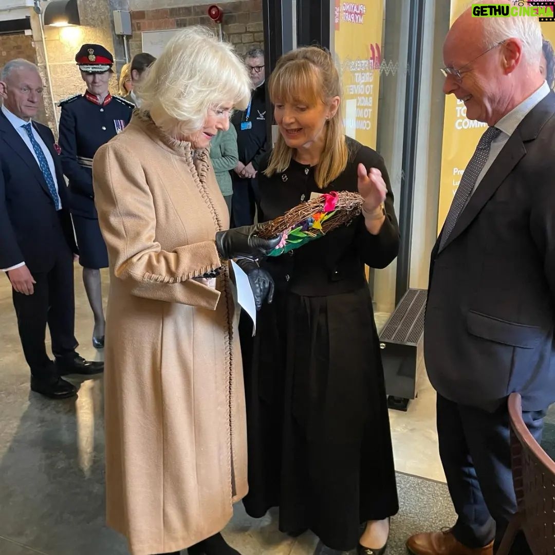 King Charles III of the United Kingdom Instagram - @royalvolservice's President, Her Majesty The Queen, joined their spring crafting workshop whilst on her visit to Shrewsbury π During the session, Her Majesty met volunteers and staff from the charity's local Good Neighbours service and Longden Social Club and some of the people they support. By hosting regular meetups and in-person activities, volunteers from both services support over 80 local people. We are so proud to have services like this across Britain, so we can help reduce isolation and provide vital support for some of the most vulnerable people across communities β€