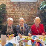 King Charles III of the United Kingdom Instagram - @royalvolservice's President, Her Majesty The Queen, joined their spring crafting workshop whilst on her visit to Shrewsbury 💐 During the session, Her Majesty met volunteers and staff from the charity's local Good Neighbours service and Longden Social Club and some of the people they support. By hosting regular meetups and in-person activities, volunteers from both services support over 80 local people. We are so proud to have services like this across Britain, so we can help reduce isolation and provide vital support for some of the most vulnerable people across communities ❤