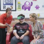 King Charles III of the United Kingdom Instagram - Staff and patients at Leeds Children’s Hospital welcomed The Duchess of Edinburgh earlier this week as she visited the Paediatric Neurosciences Ward. 🏥 Her Royal Highness has been a Patron of the Hospital since 2013 and this was the first time she was able to visit in person since the COVID-19 pandemic. Leeds Children’s Hospital is pioneering the use of Virtual Reality Distraction Therapy (VRDT). Using VR technology, staff support patients through procedures that might include cannulations, dressing changes and even minor surgery. Leeds Children's Hospital