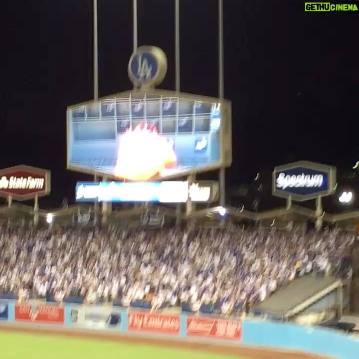 Kirsten Dunst Instagram - Go Dodgers!!! @dodgers Dodger Stadium