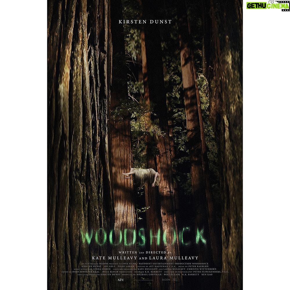 Kirsten Dunst Instagram - #WOODSHOCK trailer out tomorrow! @kateandlauramulleavy @A24 @rodarte @woodshockmovie