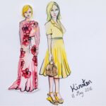 Kirsten Dunst Instagram - 🍓🍋Illustration by @studio_Lucie_de_moyencourt. Part of an exclusive Cannes Illustration diary with @finchandpartners @gucci @dior