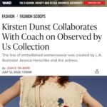 Kirsten Dunst Instagram - LAUNCH DAY!!! Observed By Us X COACH. So excited to share this news!!! @coach @kirstendunst #coach #collaboration #observedbyus