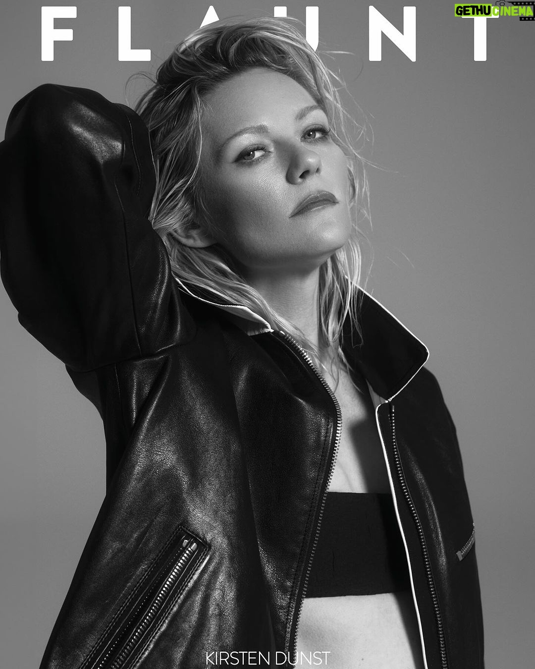 Kirsten Dunst Instagram - @KirstenDunst featuring @Gucci Ancora Spring-Summer 2024 for Issue 191, Fresh Cuts Praised for her contributions to the canon, Kirsten Dunst’s resume ranges from films like ‘The Virgin Suicides’ to ‘Eternal Sunshine of the Spotless Mind’ and a Best Actress nomination from @TheAcademy for her performance in ‘Power of the Dog.’ For her latest role, she takes on the character of brazen war photographer, Lee, in @A24’s thriller ‘Civil War,’ from Alex Garland, out on April 12. Taking place in the not-so-distant American future, the film is boundary-pushing in actual front-line immersion—along with the sinister concept of ‘collateral damage’ of modern warfare. On the perspective and intensity of the film, Dunst says, “Journalists are the center of this. You see their sacrifice, and what journalists go through to tell the truth, and so you’re left to draw your conclusions between the content, or any real-world things. What’s scary and exhilarating and terrifying about the film is in the way Alex shot it. Nothing feels phony or forced and that’s what makes it so disturbing.” Read the full story on flaunt.com! Kirsten wears all clothing, jewelry, and accessories by @Gucci. Photographed by @David_Roemer Styled by @SamanthaMcmillen_Stylist wearing @Gucci Written by Matthew Bedard Hair: @OwenGould Makeup: @MelanieMakeup Set Designer: @ArtandSet Flaunt Film: @MynxiiWhite Production: @Chloe.Cussen #FlauntMagazine #KirstenDunst #FreshCuts