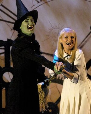 Kristin Chenoweth Instagram - In the words of @taylorswift… “long live all the magic we made” 💗💚 #wicked20 @wicked_musical @idinamenzel