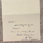 Kristin Chenoweth Instagram – Found opening night letters… truly was changed For. Good. 
💗💚
#Wicked20