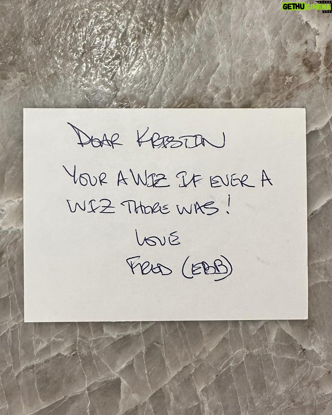 Kristin Chenoweth Instagram - Found opening night letters… truly was changed For. Good. 💗💚 #Wicked20