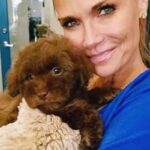Kristin Chenoweth Instagram - HAPPY BIRTHDAY THUNDY!!! Mama wuvs you so much. Shes SEVEN today 🥹💗🐾⚡️ #thunderpup