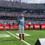 Kristin Chenoweth Instagram - SING IT! 🎤🇺🇸 Nissan Stadium