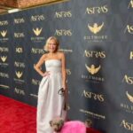 Kristin Chenoweth Instagram – Thunder is the real star here ✨ thank you for having me @hollywoodcreativealliance!! #theastras #astraawards