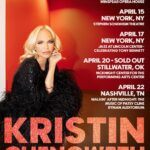 Kristin Chenoweth Instagram – April shows ✨ Where will I see you?! Get tickets at the link in my bio ❤️

📸: @drewxphotograghy