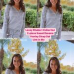 Lacey Chabert Instagram - Celebrating #MeanGirlsDay in my pajamas! 🎉 You can shop the super soft Sweet Dreams Henley Sleep Set on HSN.com. The link is in my bio. These pajamas are incredibly cozy and soft. I hope you enjoy them! 🤍 *For a limited time HSN is offering FREE shipping on purchases over $75. @hsn