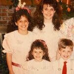 Lacey Chabert Instagram - I’m about to do my first live show with @hsn We go live at 6pm est so I hope you’ll tune in! I was just thinking about what a full circle moment this is for me in my life. Growing up my grandmother always hand made our special clothes. My sisters and I are wearing dresses that she hand smocked here in this photo. Often times, there was a matching piece for my mom. Now today I am launching my line of loungewear also with some matching pieces for the little ones in your life. Such a full circle moment! So thankful for this new chapter. Thanks for being with me on this journey! #LoveHSN #heartisfull #loungewear #fashion