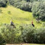 Lacey Chabert Instagram - Did I mention I’m terrified of heights? That’s our wonderful camera operator zip-lining next to me to get the shot! #somuchfun #groundswell #adventure #facingthosefears Kualoa Ranch
