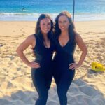 Lacey Chabert Instagram - #TBT to working with this wonderful lady! @emily_luke was my stunt double on #Groundswell and she is amazing 🌟Thank you Emily for all of your hard work! 🏄‍♀️