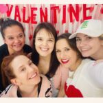 Lacey Chabert Instagram - When you have a Valentines party for the kids and it ends up turning into a Galentines party for your friends and sister ❤️