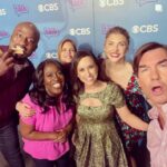 Lacey Chabert Instagram - Thanks for having me @thetalkcbs The most wonderful group of people 🤍 Styling @leonamizrahi Hair @glambyannettedavenport Makeup @rachelnicolepagan For those asking, just click the second & third photos for outfit details 👗 💍