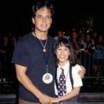 Lacey Chabert Instagram - Happy Birthday @iamscottwolf 🎉💜 🎂 🎉 Love you forever! #fbf #happybirthday #partyoffive #the90s