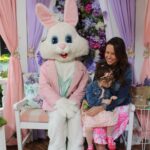 Lacey Chabert Instagram - I’ll never not post this during Easter time. We waited forever in line at the Grove for a bunny pic and then she refused to ever make eye contact 😂 #Easter #EasterBunny #memories #twoyearsold