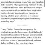Lacey Chabert Instagram - I’m so excited to expand my relationship with @hallmarkchannel in bringing their first unscripted show to life! It’s been such a joy to celebrate people who are heroes in their communities alongside our extraordinary event planners @lapartystylists I can’t wait to share this show with you next year on @hallmarkmoviesnow 🎉