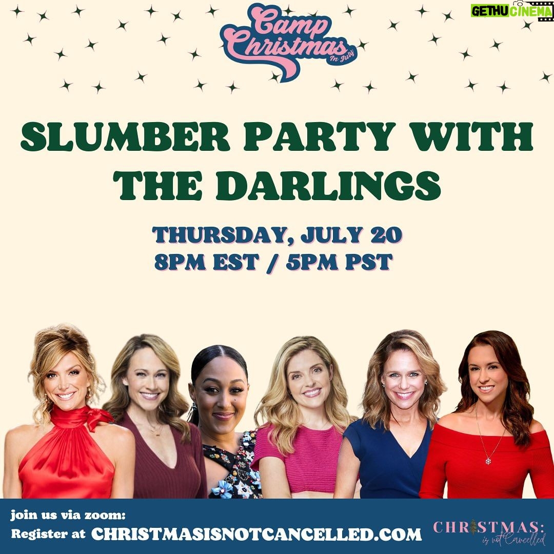 Lacey Chabert Instagram - This Thursday, I’m joining Camp Christmas in July to help children in foster care! Come hang out with me virtually by going to ChristmasIsNotCancelled.com and using my code LaceyGives to get $10 off so you can join the fun, support the mission, and get entered to win incredible prizes!
