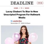 Lacey Chabert Instagram - I’m so excited to expand my relationship with @hallmarkchannel in bringing their first unscripted show to life! It’s been such a joy to celebrate people who are heroes in their communities alongside our extraordinary event planners @lapartystylists I can’t wait to share this show with you next year on @hallmarkmoviesnow 🎉
