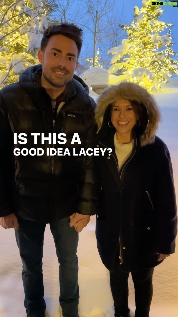 Lacey Chabert Instagram - This is what 19 years of friendship looks like, me convincing her it’s a “good idea”…🤣❤️ Park City, Utah