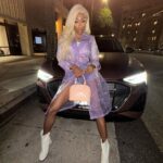 Lala Milan Instagram - 👱🏾‍♀️💜 Beverly Hills, California