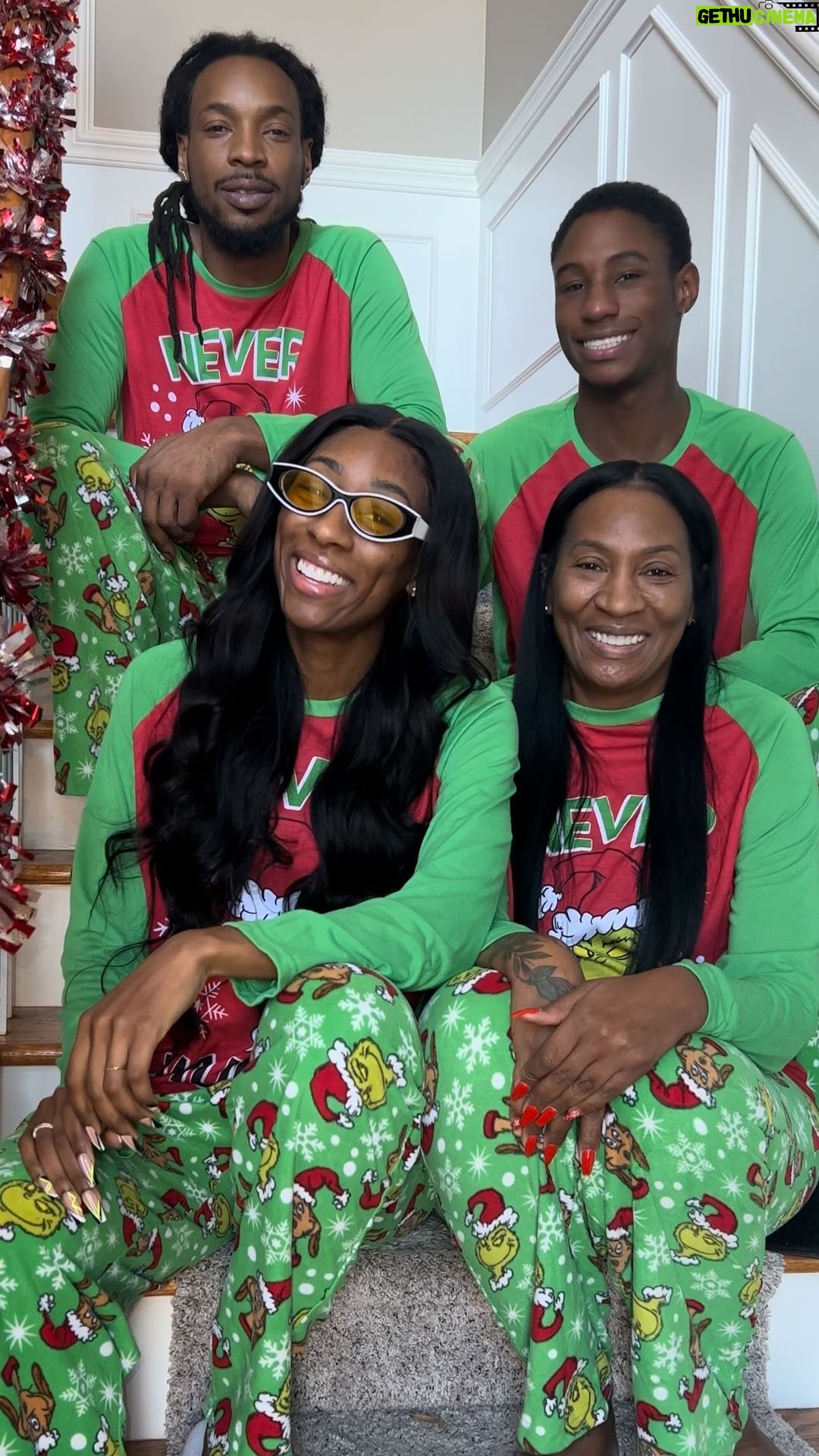 Lala Milan Instagram - Merry Christmas to y’all, Happy Birthday to my MOM❤️😂 all she wanted was all her kids in the same house with matching pjs.. well here, lets do this video while we at it😆 Charlotte, North Carolina
