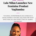 Lala Milan Instagram - My neighbors starting to hate me because I be making too much noise😽❤️ @vagitaminz -Now watch how I normalize positive kitty talk!! — Thanks @rollingout and @essence My Vagina