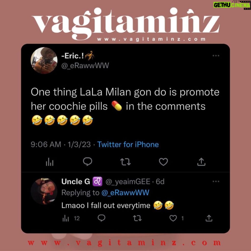 Lala Milan Instagram - Reviews? Say less!! Call me the Kewchie Goddess the way I’m out here blessing these vaginassss! @vagitaminz —— -You can pop a Vagitaminz in to get rid of yeast and or BV, by using them 7 nights in a row. -You can pop 1 Vagitaminz in as a refresher after sex or your cycle ✨LINK IN BIO✨ My Vagina