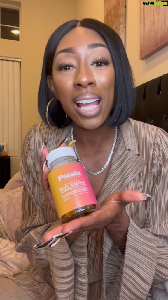Lala Milan Instagram - Having restless nights cause life ain’t doing u right?? These gummies by @petalsvcare are the ones! I just took some before my flight too 😴 TELL THEM I SENT YOU! @petalsvcare