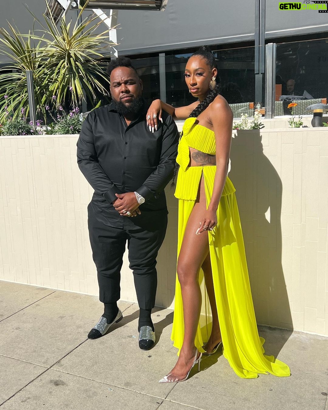 Lala Milan Instagram - Every time I go to an event of this magnitude, I feel like Cinderella✨ God really be showing out for me and I’m forever grateful. (More on my Story) —— Special Thanks to @erndukes ❤️ @icontips @hotlikefirre @ndigostudio Beverly Hills, California