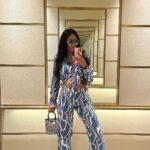 Lala Milan Instagram - Mommy Milan’s Day out💙 —— MUA: ME HEAUX Install: ME HEAUX Hair: @thevirginhairfantasy (use my code: LALA20) Beverly Hills, California