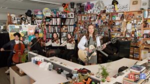 Laufey Instagram - Tiny Desk!! Thank you for having me @nprmusic 🤍