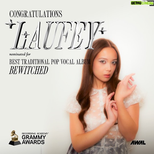 Laufey Instagram - MY FIRST GRAMMY NOMINATION I CAN'T BELIEVE IT I LOVE YOU ♥️