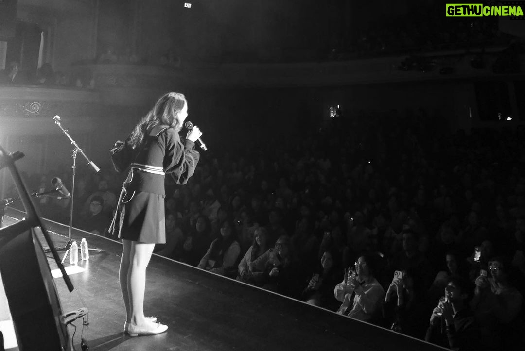Laufey Instagram - my everything 💛 having the best time on tour love u!! The Fitzgerald Theater