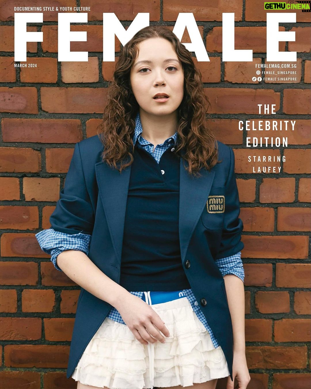 Laufey Instagram - March cover of @female_singapore π°π€ @miumiu Editor-in-chief: Noelle Loh Words: Keng Yang Shuen Photography: Olivier Simille Stylist: Letizia Maria Allodi Hair & makeup : Elena Diaz Photography assistant : Valentin Boure Casting & production : Mirae Creative Fashion: Miu Miu