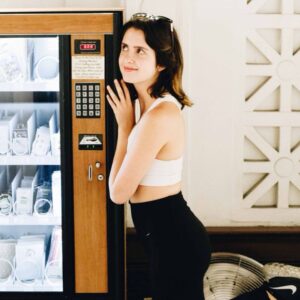 Laura Marano Instagram - I felt like the vending machine needed some love