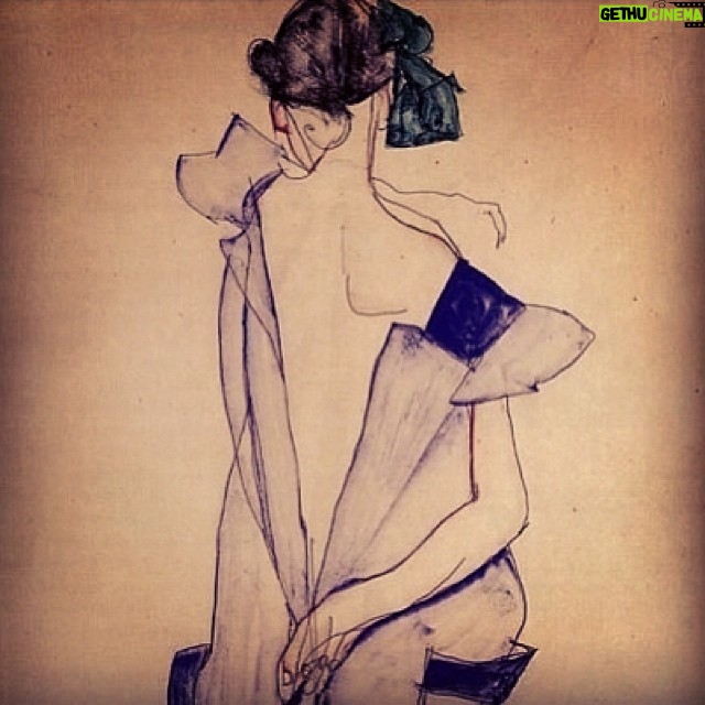 Lauren German Instagram - #blue #egonschiele