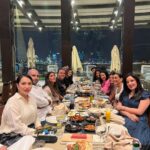 Layali Dehrab Instagram - في ضيافة الأستاذ جمال سنان 🦅 🤍 والفنانة الجميلة ماغي بو غصن 🤍👑🦅 مع الحبايب 🌹💕