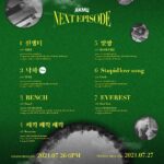 Lee Soo-hyun Instagram - AKMU - COLLABORATION ALBUM [NEXT EPISODE] TRACKLIST
