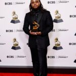 Leon G. Thomas III Instagram – This moment is such a blessing 🏆 So honored to be a part of this project @sza @khrisriddicktynes @babyface @blk_beats 🙏🏾

#Grammy #Award