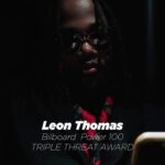 Leon G. Thomas III Instagram – Another important page in my story! 🦇 Honored to receive this award 🙏🏾 I truly felt the love @billboard @nmpaorg!