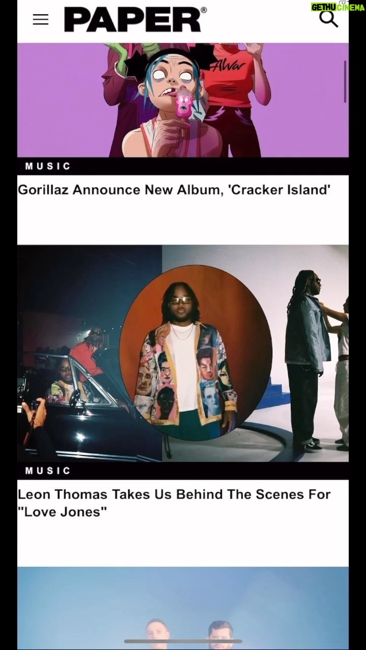 Leon G. Thomas III Instagram - Make sure you check out the new piece written by @papermagazine on how the music video for “Love Jones” Feat. @tydollasign came together!