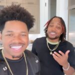 Leon G. Thomas III Instagram - Singing with the bro @leonthomas @nathandavisjrndj 🤩🎤 (Comment what we should sing next & your Cashapp for a big SURPRISE)💰