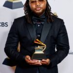 Leon G. Thomas III Instagram – This moment is such a blessing 🏆 So honored to be a part of this project @sza @khrisriddicktynes @babyface @blk_beats 🙏🏾

#Grammy #Award