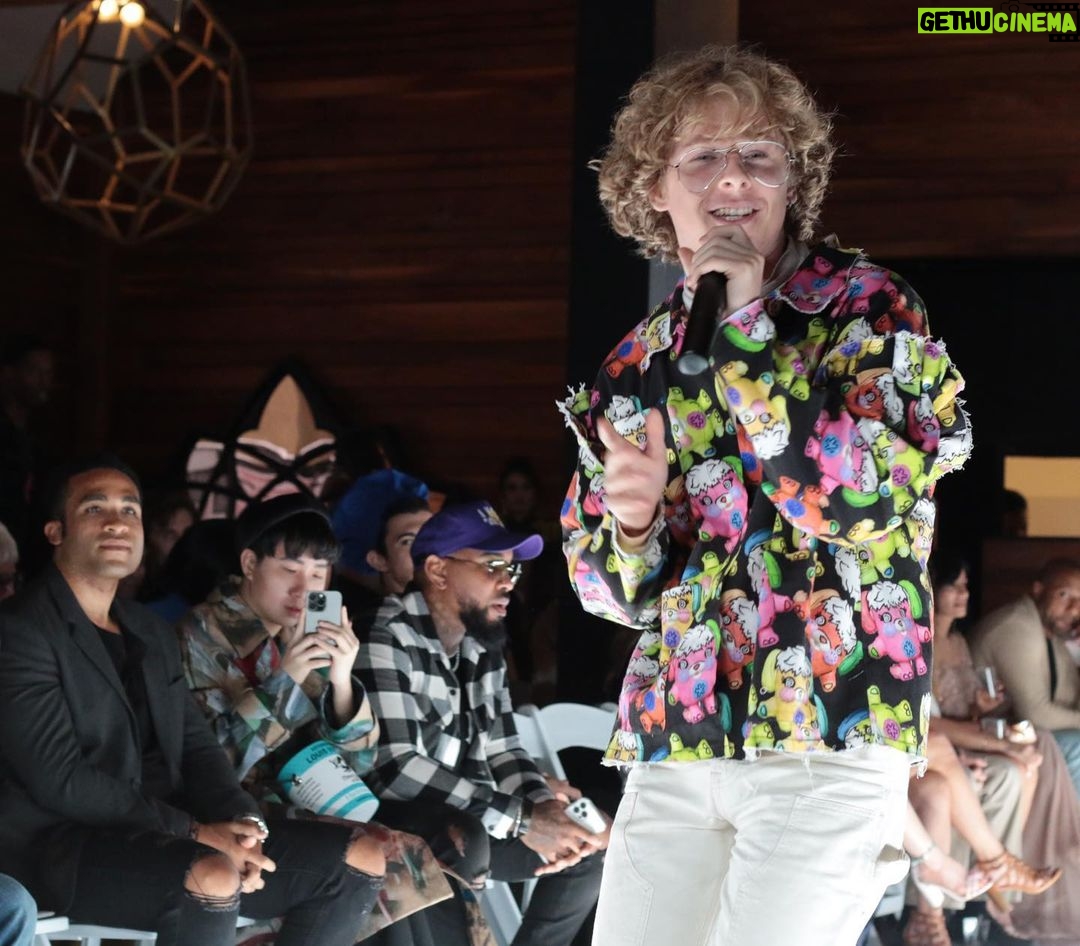 Lev Cameron Instagram - too much for your consideration @lumiere_runway Los Angeles, California