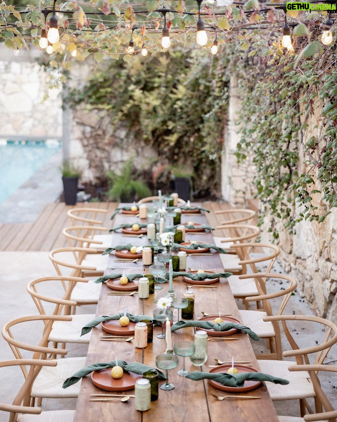 Lindsey Morgan Instagram - The Rehearsal Dinner Pt. 1 Thank you so much to all of our incredible vendors for making this the beginning of the most magical weekend 📸 @charmingimages Venue Villa Artique @feel.austin Hosted by @karenadawn Tables & chairs @lootrentals Plates & Glassware @tablemannerstx Cocktails @madremezcal Our incredible chef Meredith Shaffer Planning @hillcountrynative